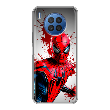 Силиконовый чехол на Huawei Nova 8i с принтом Spiderman Человек паук