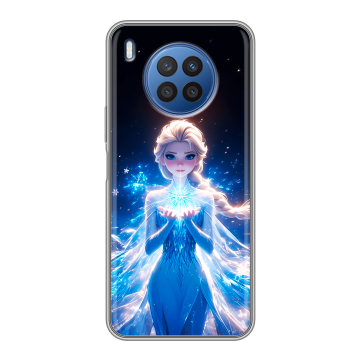 Силиконовый чехол на Huawei Nova 8i с принтом Холодное сердце Frozen Силиконовый чехол на Huawei Nova 8i с принтом Холодное сердце Frozen
