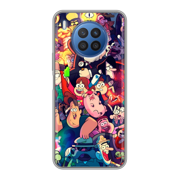 Силиконовый чехол на Huawei Nova 8i с принтом Gravity Falls Гравити Фолз Силиконовый чехол на Huawei Nova 8i с принтом Gravity Falls Гравити Фолз