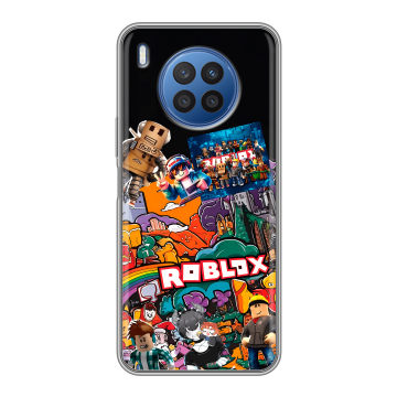 Силиконовый чехол на Huawei Nova 8i с принтом Roblox Роблокс Силиконовый чехол на Huawei Nova 8i с принтом Roblox Роблокс