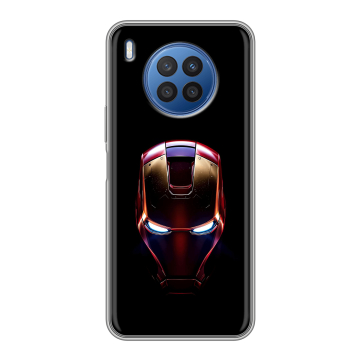 Силиконовый чехол на Huawei Nova 8i с принтом IronMan Железный человек Силиконовый чехол на Huawei Nova 8i с принтом IronMan Железный человек