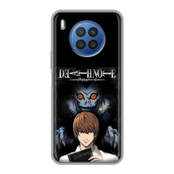 Силиконовый чехол на Huawei Nova 8i с принтом Death note Тетрадь смерти Силиконовый чехол на Huawei Nova 8i с принтом Death note Тетрадь смерти