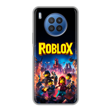 Силиконовый чехол на Huawei Nova 8i с принтом Roblox Роблокс Силиконовый чехол на Huawei Nova 8i с принтом Roblox Роблокс