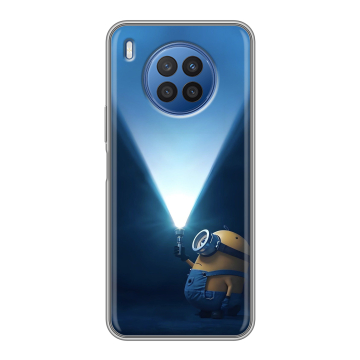 Силиконовый чехол на Huawei Nova 8i с принтом Миньоны Силиконовый чехол на Huawei Nova 8i с принтом Миньоны