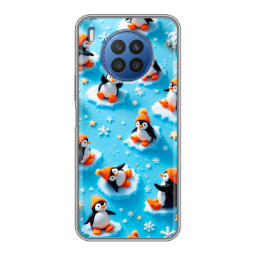 Силиконовый чехол на Huawei Nova 8i с принтом Новый год Силиконовый чехол на Huawei Nova 8i с принтом Новый год