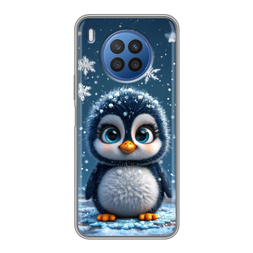 Силиконовый чехол на Huawei Nova 8i с принтом Новый год Силиконовый чехол на Huawei Nova 8i с принтом Новый год