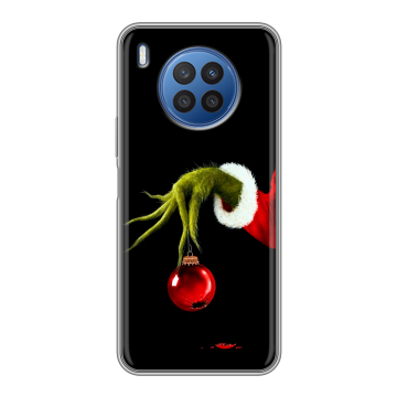 Силиконовый чехол на Huawei Nova 8i с принтом Новый год Гринч Силиконовый чехол на Huawei Nova 8i с принтом Новый год Гринч