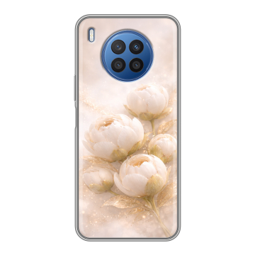Силиконовый чехол на Huawei Nova 8i с принтом женский