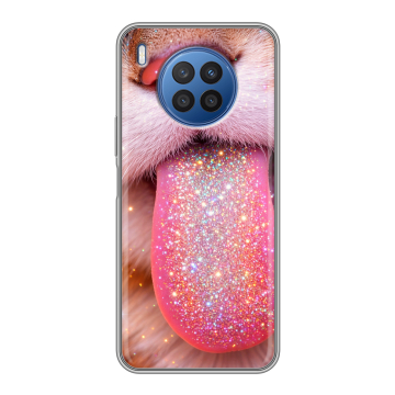 Силиконовый чехол на Huawei Nova 8i с принтом для девочек
