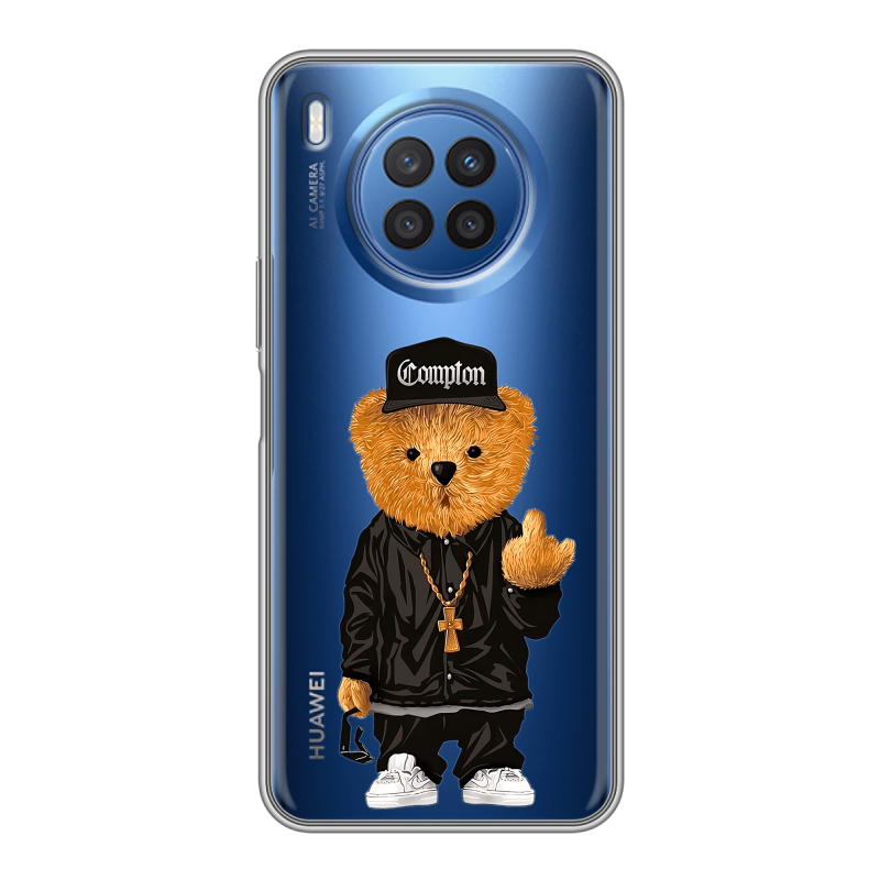 Силиконовый чехол на Huawei Nova 8i с принтом Мишка Силиконовый чехол на Huawei Nova 8i с принтом Мишка