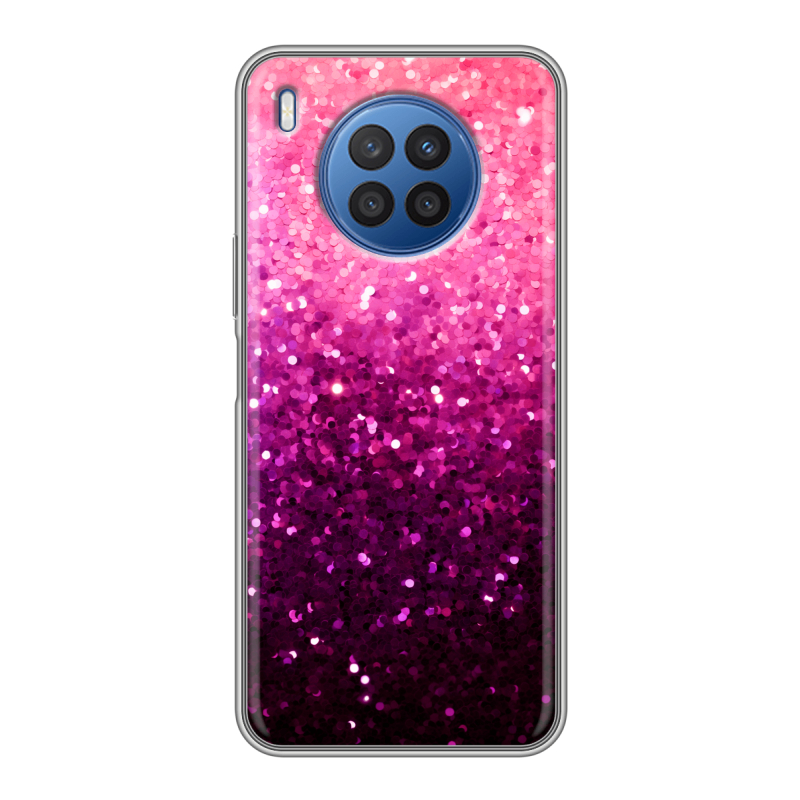 Силиконовый чехол на Huawei Nova 8i с принтом Блестки Силиконовый чехол на Huawei Nova 8i с принтом Блестки