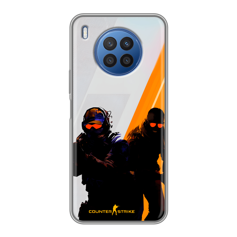 Силиконовый чехол на Huawei Nova 8i с принтом Контер страйк Counter strike Силиконовый чехол на Huawei Nova 8i с принтом Контер страйк Counter strike