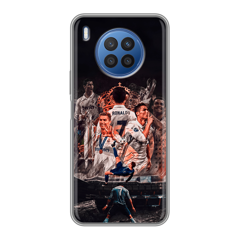 Силиконовый противоударный чехол на Huawei Nova 8i с принтом Реал Роналдо Real Ronaldo Силиконовый противоударный чехол на Huawei Nova 8i с принтом Реал Роналдо Real Ronaldo