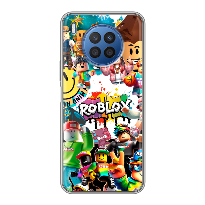 Силиконовый чехол на Huawei Nova 8i с принтом Roblox Роблокс Силиконовый чехол на Huawei Nova 8i с принтом Roblox Роблокс