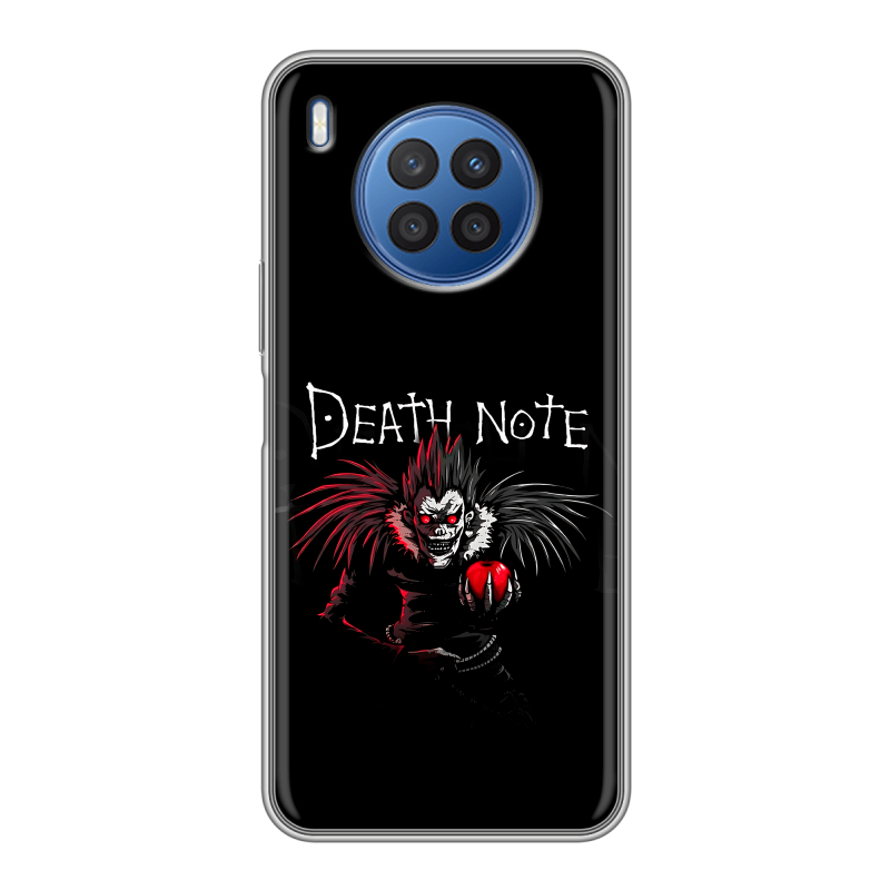 Силиконовый противоударный чехол на Huawei Nova 8i с принтом Death note Тетрадь смерти Силиконовый противоударный чехол на Huawei Nova 8i с принтом Death note Тетрадь смерти