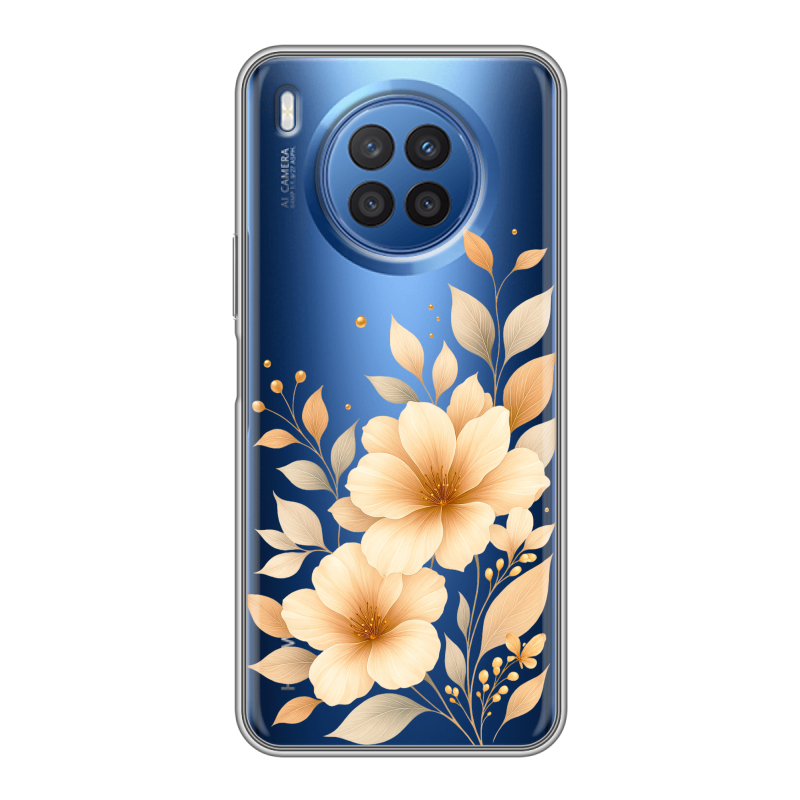 Силиконовый чехол на Huawei Nova 8i с принтом для девушки Силиконовый чехол на Huawei Nova 8i с принтом для девушки