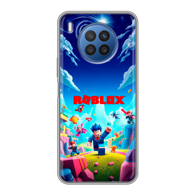 Силиконовый противоударный чехол на Huawei Nova 8i с принтом Roblox Роблокс Силиконовый противоударный чехол на Huawei Nova 8i с принтом Roblox Роблокс