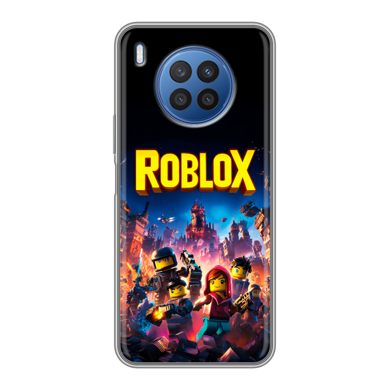 Силиконовый чехол на Huawei Nova 8i с принтом Roblox Роблокс Силиконовый чехол на Huawei Nova 8i с принтом Roblox Роблокс