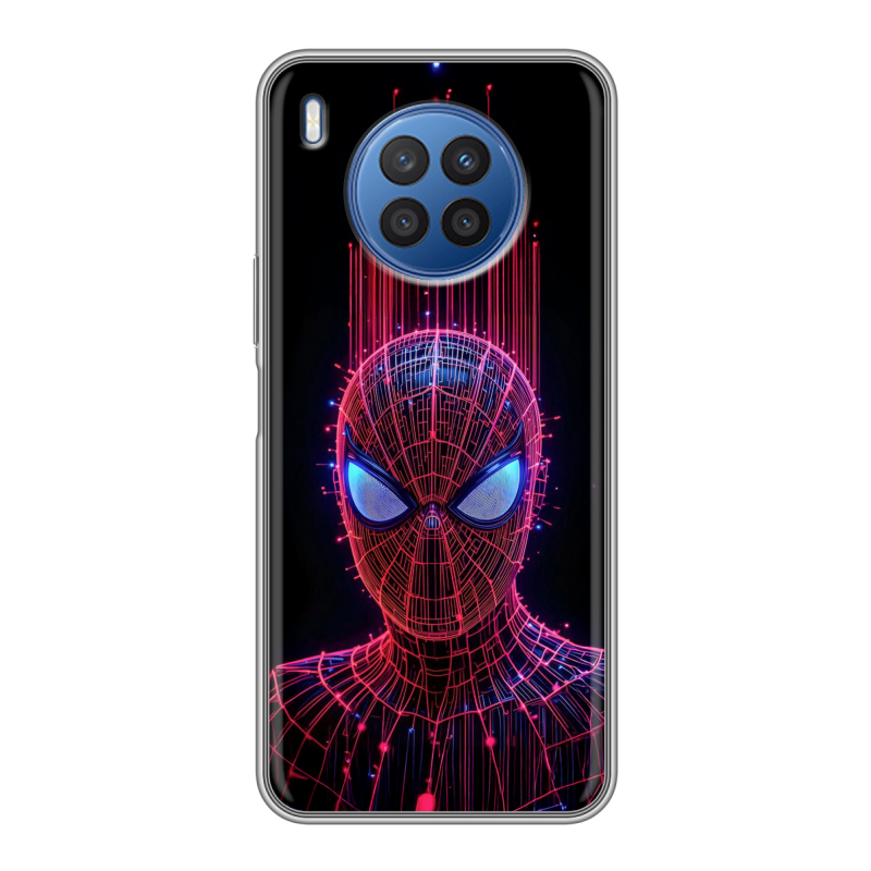 Силиконовый противоударный чехол на Huawei Nova 8i с принтом Spiderman Человек паук Силиконовый противоударный чехол на Huawei Nova 8i с принтом Spiderman Человек паук
