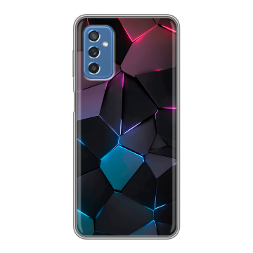 Силиконовый чехол на Samsung Galaxy M52 5G с принтом Геометрия неона Силиконовый чехол на Samsung Galaxy M52 5G с принтом Геометрия неона