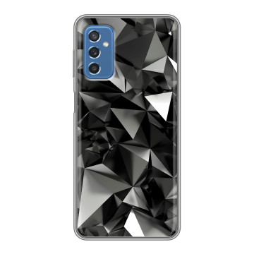Силиконовый чехол на Samsung Galaxy M52 5G с принтом Черные кристаллы Силиконовый чехол на Samsung Galaxy M52 5G с принтом Черные кристаллы