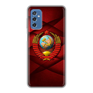 Силиконовый чехол на Samsung Galaxy M52 5G с принтом Герб СССР Силиконовый чехол на Samsung Galaxy M52 5G с принтом Герб СССР