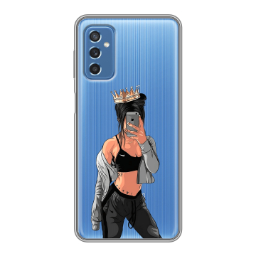 Силиконовый чехол на Samsung Galaxy M52 5G с принтом Женские принты Силиконовый чехол на Samsung Galaxy M52 5G с принтом Женские принты