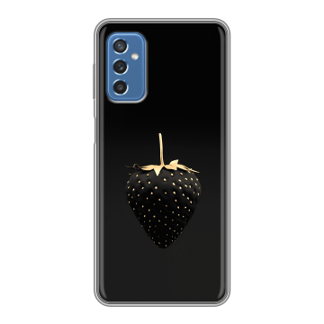 Силиконовый чехол на Samsung Galaxy M52 5G с принтом Черная клубника Силиконовый чехол на Samsung Galaxy M52 5G с принтом Черная клубника