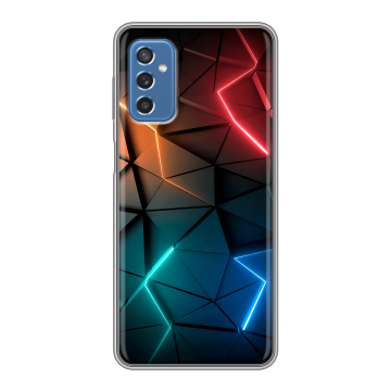 Силиконовый чехол на Samsung Galaxy M52 5G с принтом Абстракция неон Силиконовый чехол на Samsung Galaxy M52 5G с принтом Абстракция неон