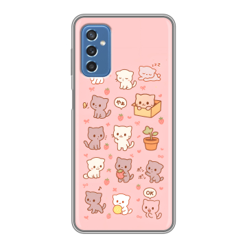 Силиконовый чехол на Samsung Galaxy M52 5G с принтом Hello Kitty Хелоу Кити