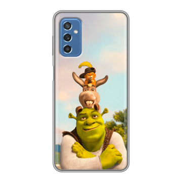 Силиконовый чехол на Samsung Galaxy M52 5G с принтом Шрек Shrek