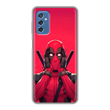 Силиконовый чехол на Samsung Galaxy M52 5G с принтом Дедпул Deadpool