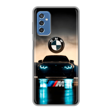 Силиконовый чехол на Samsung Galaxy M52 5G с принтом БМВ BMW Силиконовый чехол на Samsung Galaxy M52 5G с принтом БМВ BMW