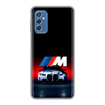 Силиконовый чехол на Samsung Galaxy M52 5G с принтом БМВ BMW Силиконовый чехол на Samsung Galaxy M52 5G с принтом БМВ BMW
