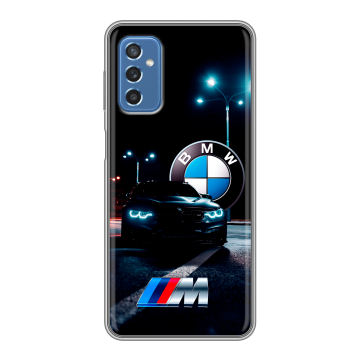 Силиконовый чехол на Samsung Galaxy M52 5G с принтом БМВ BMW Силиконовый чехол на Samsung Galaxy M52 5G с принтом БМВ BMW