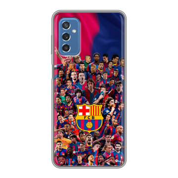 Силиконовый чехол на Samsung Galaxy M52 5G с принтом Барселона Barcelona