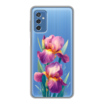 Силиконовый чехол на Samsung Galaxy M52 5G с принтом Цветы орхидеи