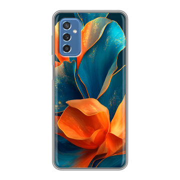 Силиконовый чехол на Samsung Galaxy M52 5G с принтом Цветы