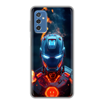 Силиконовый чехол на Samsung Galaxy M52 5G с принтом IronMan Железный человек