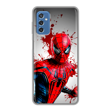 Силиконовый чехол на Samsung Galaxy M52 5G с принтом Spiderman Человек паук Силиконовый чехол на Samsung Galaxy M52 5G с принтом Spiderman Человек паук