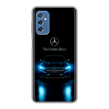 Силиконовый чехол на Samsung Galaxy M52 5G с принтом Mercedes Мерседес