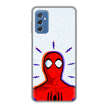 Силиконовый чехол на Samsung Galaxy M52 5G с принтом Spiderman Человек паук