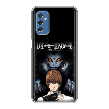 Силиконовый чехол на Samsung Galaxy M52 5G с принтом Death note Тетрадь смерти