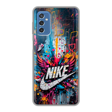 Силиконовый чехол на Samsung Galaxy M52 5G с принтом Nike Найк
