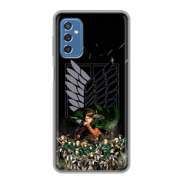Силиконовый чехол на Samsung Galaxy M52 5G с принтом Атака титанов Силиконовый чехол на Samsung Galaxy M52 5G с принтом Атака титанов