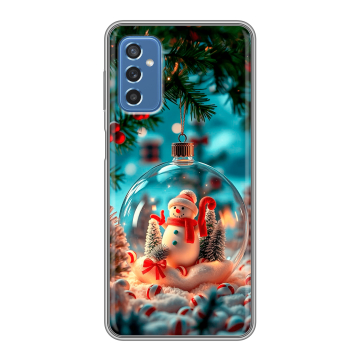 Силиконовый чехол на Samsung Galaxy M52 5G с принтом Новый год