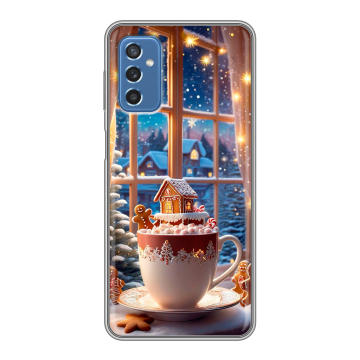 Силиконовый чехол на Samsung Galaxy M52 5G с принтом Новый год