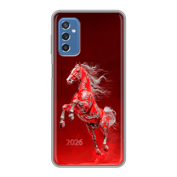 Силиконовый чехол на Samsung Galaxy M52 5G с принтом Новый год