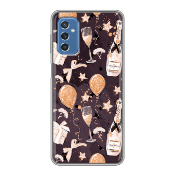 Силиконовый чехол на Samsung Galaxy M52 5G с принтом Новый год