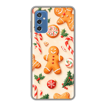 Силиконовый чехол на Samsung Galaxy M52 5G с принтом Новый год